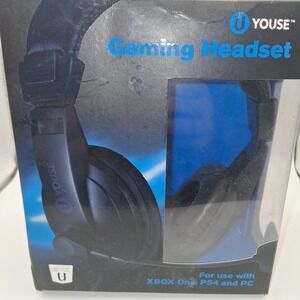 U Youse Gaming Headset Xbox One, PS4, And PC, With Built In Mic - headphones New